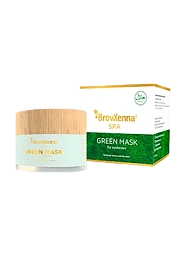 Green mask for eyebrows, BrowXenna® SPA