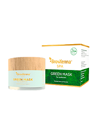 Green mask for eyebrows, BrowXenna® SPA