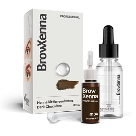 Brow Henna Kit with Hyaluronic Mixing Base Included