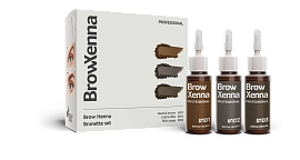 «Brunette» henna set, BrowXenna®