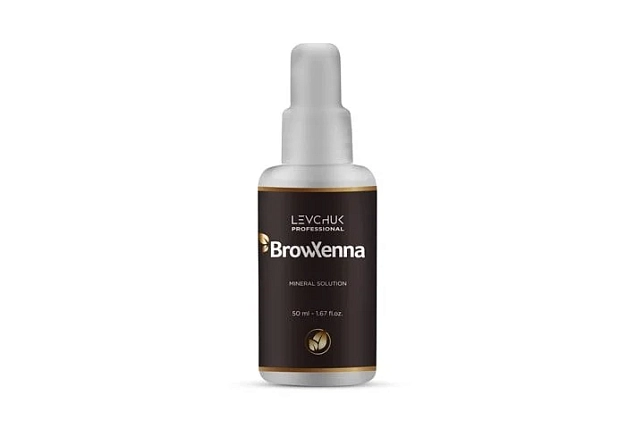Mineral solution for henna mixing, BrowXenna®