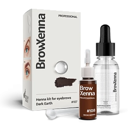 Brow Henna Kit with Hyaluronic Mixing Base Included