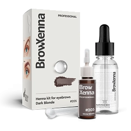 Brow Henna Kit with Hyaluronic Mixing Base Included