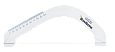 Ruler with an extended thread, BrowXenna®