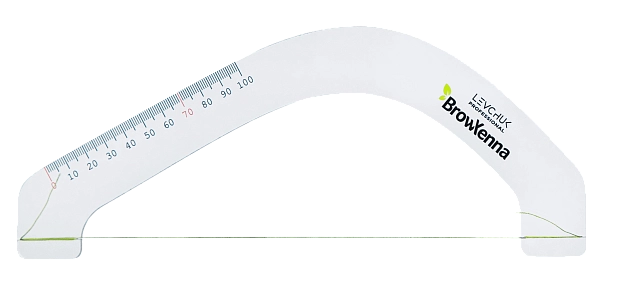 Ruler with an extended thread, BrowXenna®