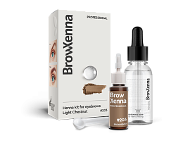 Brow Henna Kit with Hyaluronic Mixing Base Included