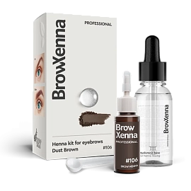 Brow Henna Kit with Hyaluronic Mixing Base Included