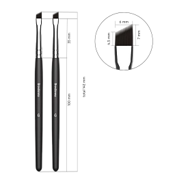 Set of brushes №6 (beveled), BrowXenna®