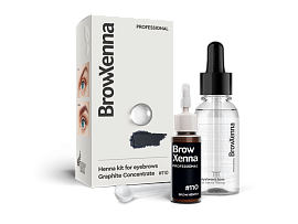 Brow Henna Kit with Hyaluronic Mixing Base Included