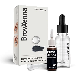 Brow Henna Kit with Hyaluronic Mixing Base Included