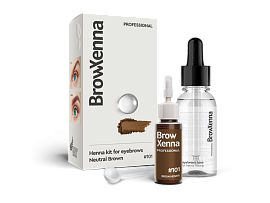 Brow Henna Kit with Hyaluronic Mixing Base Included