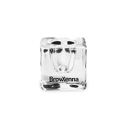 Glass cup for henna/dye mixing, BrowXenna®