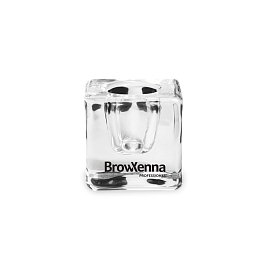 Glass cup for henna/dye mixing, BrowXenna®