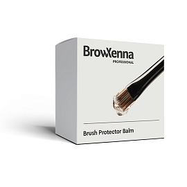 BrowXenna Balm for Protection and Shape Preservation of Brushes After Washing, Prevents Fraying