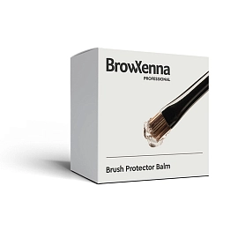 BrowXenna Balm for Protection and Shape Preservation of Brushes After Washing, Prevents Fraying