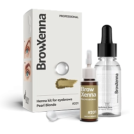 Brow Henna Kit with Hyaluronic Mixing Base Included