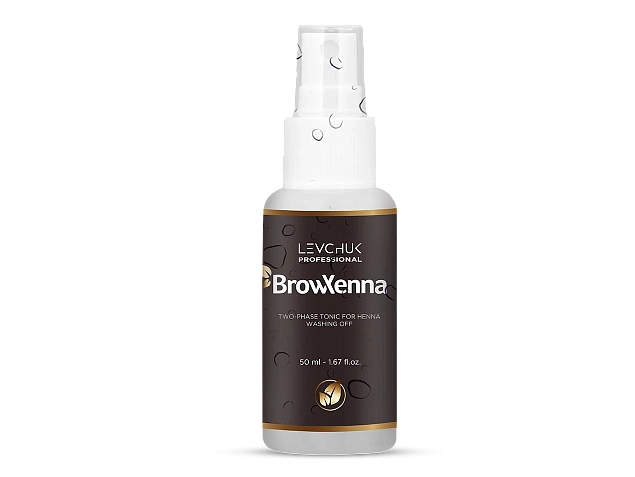 Two-phase tonic for henna washing off, BrowXenna®