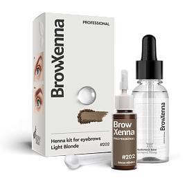 Brow Henna Kit with Hyaluronic Mixing Base Included
