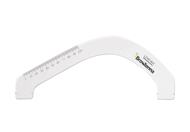 Ruler with an extended thread, BrowXenna®