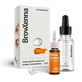 Brow Henna Kit with Hyaluronic Mixing Base Included