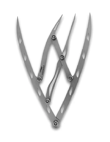 Slide tap golden ratio calipers