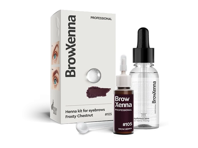 Brow Henna Kit with Hyaluronic Mixing Base Included