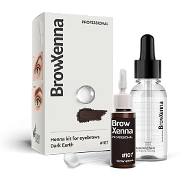 Brow Henna Kit with Hyaluronic Mixing Base Included