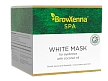 White mask with coconut oil for eyebrows, BrowXenna® SPA
