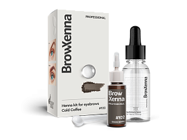 Brow Henna Kit with Hyaluronic Mixing Base Included