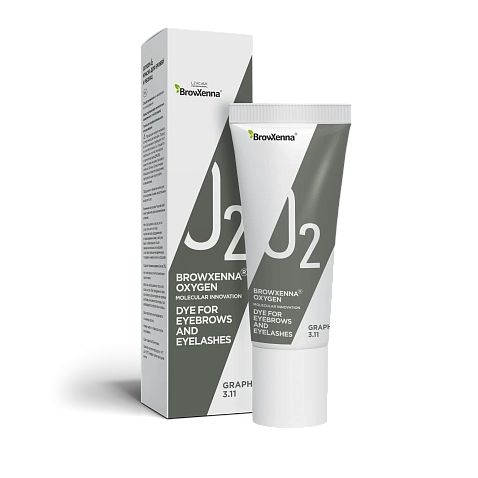 OXYGEN J2 Dye for eyebrows and eyelashes, BrowXenna®