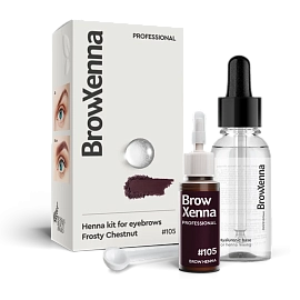 Brow Henna Kit with Hyaluronic Mixing Base Included