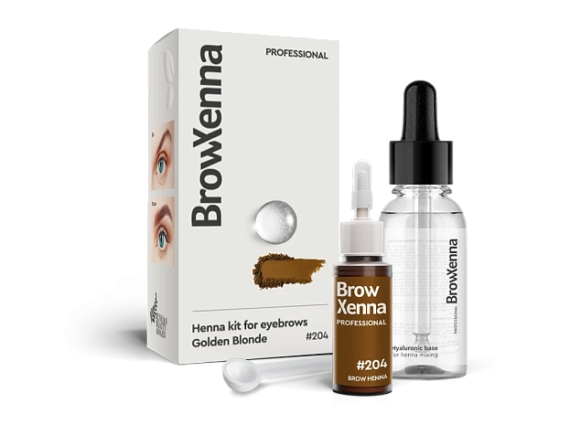 Brow Henna Kit with Hyaluronic Mixing Base Included