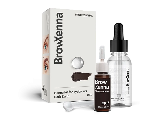 Brow Henna Kit with Hyaluronic Mixing Base Included