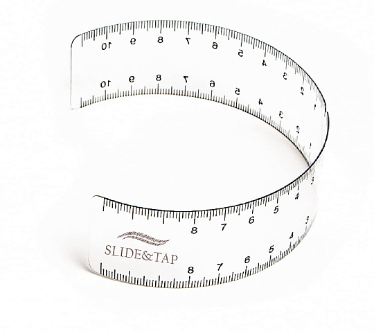 Eyebrow ruler Slide&Tap at Lash&Brow Store
