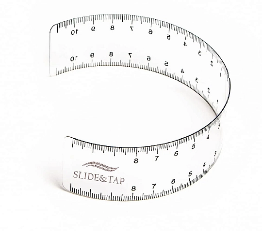 Eyebrow ruler Slide&Tap at Lash&Brow Store