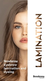 Browxenna eyebrow lamination and dyeing