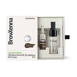 MINI Brow Henna Kit with Hyaluronic Mixing Base Included Limited edition