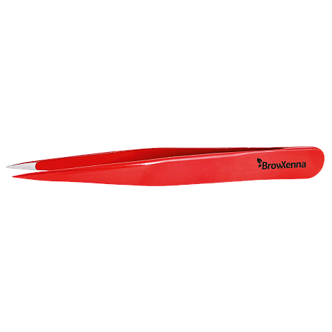 BrowXenna® Eyebrow tweezers Expert point red 0/11